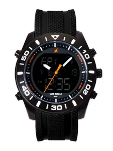 Fastrack Men Black Analogue and Digital Watch 38034NP01J