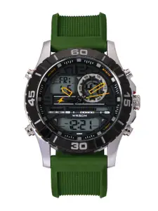 Fastrack Men Green Analogue and Digital Watch 38035SP01J