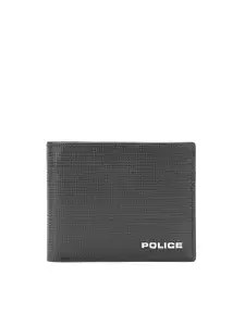 Police Men  Textured Leather Two Fold Wallet