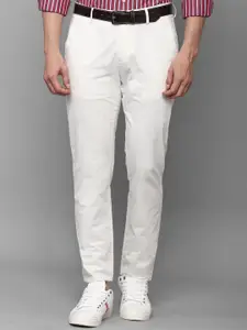 Allen Solly Men White Slim Fit Trouser