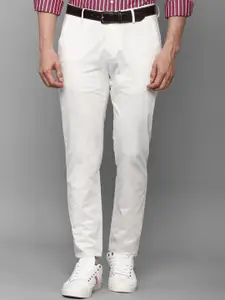 Allen Solly Men White Slim Fit Trouser