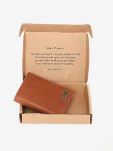 SPYKAR Men Leather Three Fold Wallet