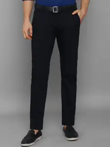 Allen Solly Men Black Slim Fit Chinos Casual Trousers
