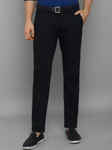 Allen Solly Men Black Slim Fit Chinos Trousers