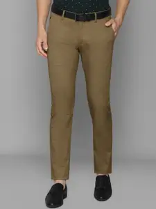 Allen Solly Men Brown Slim Fit Trousers