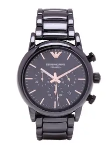Emporio Armani Men Black Analogue Watch AR1509