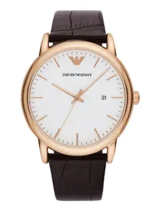 Emporio Armani Men White Analogue Watch AR2502I
