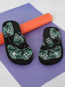 max Boys Printed Slip-On Flip Flops