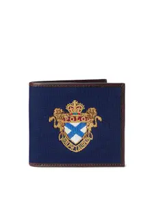 Polo Ralph Lauren Men Textured Leather Two Fold Wallet