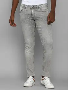 Allen Solly Sport Men Grey Slim Fit Heavy Fade Jeans