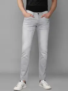 Louis Philippe Jeans Men Grey Light Fade Jeans
