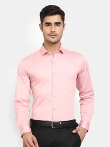 J White by Vmart Men Pink Formal Shirt