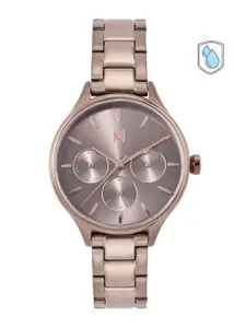 MVMT Women Brown Dial & Bracelet Style Straps Reina Eye Analogue Watch 28000240