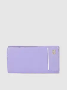 Baggit Women Purple Solid Two Fold Wallet