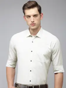 Park Avenue Pure Cotton Slim Fit Opaque Checked Formal Shirt