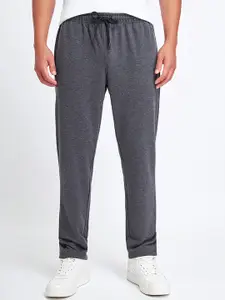 Bewakoof Men Grey Solid Track Pants