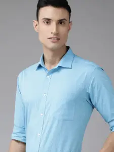 Park Avenue Men Blue Slim Fit Formal Shirt