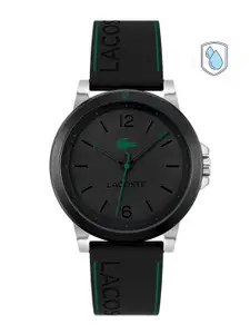 Lacoste Men Black Dial & Straps Court Analogue Watch 2011182