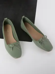 max Women Ballerinas with Bows Flats