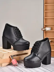 Moonwalk Women Black Solid Regular Boots
