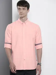 Nautica Solid Classic Fit Pure Cotton Casual Shirt
