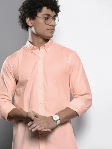 Nautica Men Slim Fit Stretch Printed Casual Shirt