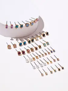 ToniQ Women Set of 25 Stud Earrings