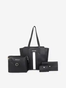 Black Spade Women Set of 4 Black Hand Bags