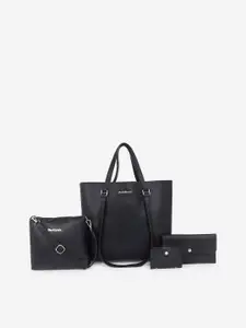 Black Spade Women Set of 4 Black Hand Bags