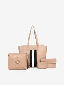 Black Spade Women Set of 4 Beige Hand Bags