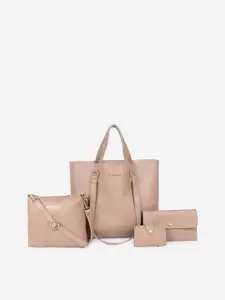 Black Spade Beige Set of 4 Green Hand Bags