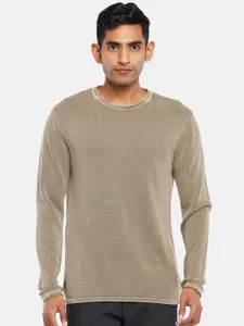 BYFORD by Pantaloons Men Brown Solid Pullover