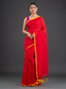 Arhi Red & Yellow Pure Cotton Saree