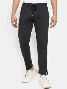 V-Mart Men Grey Regular Fit Solid Track Pants