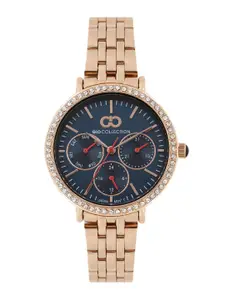 GIO COLLECTION Women Navy Multifunction Analogue Watch G2034-55