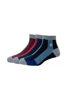 Allen Solly Men Pack Of 3 Colourblocked Ankle Length Socks