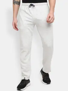 V-Mart Men Beige Regular Fit Solid Cotton Track Pants