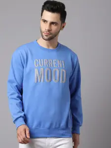 VIMAL JONNEY Men Blue Printed Sweatshirt
