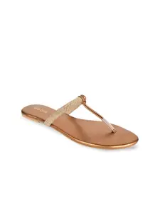 Rocia Women Embellished T-Strap Flats