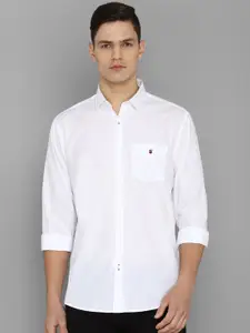 Louis Philippe Sport Men White Slim Fit Casual Shirt
