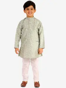 Pro-Ethic STYLE DEVELOPER Boys  Printed Kurta with Churidar