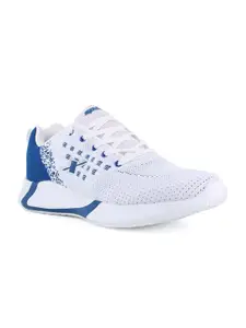 Sparx Men White Textile Running Shoes