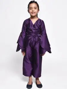 Jelly Jones Girls Purple Top with Trousers