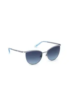 SWAROVSKI Women Blue Sunglasses SK0195 56 84W-Blue