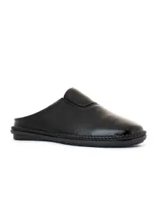 Khadims Men Black Shoe-Style Sandals