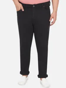 John Pride Men Plus Size Black Stretchable Jeans