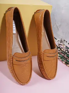 ELLE Women Textured Casual Loafers