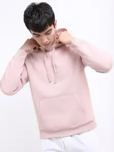 KETCH Men Pink Hooded Sweatshirt