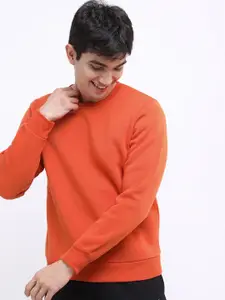 KETCH Men Orange Sweatshirt