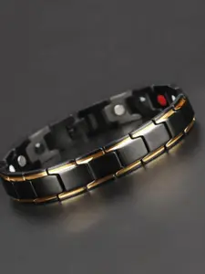 UNIVERSITY TRENDZ Men Gold-Plated Link Bracelet